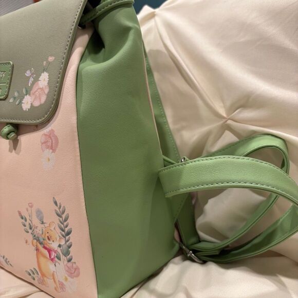 Loungefly X Disney Winnie The Pooh Eeyore Tigger Florals Mini Backpack NWT 🌼🌸 - Picture 6 of 9